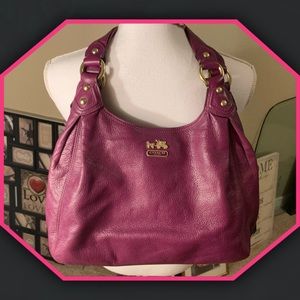 Beautiful Leather Coach Handbag